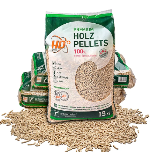 Rettenmeier Energy Wood Premium Dřevěné pelety EN plus A1/ Paleta 1050 kg