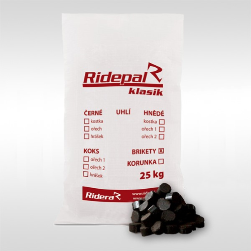 Brikety Rekord 2 - Ridepal Klasik / 2000 kg ( 80Ks x 25Kg )